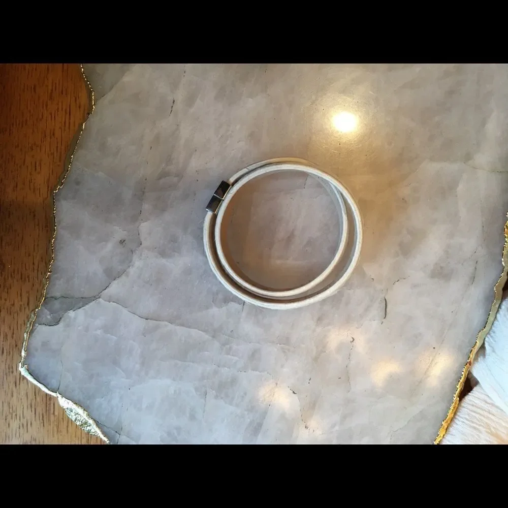 RUSTIC CUFF Calf Hair Double Wrap!